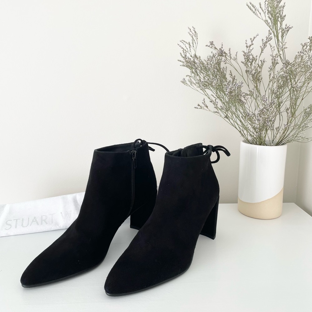 Stuart Weitzman Suede Ankle Booties - Picture 2 of 10